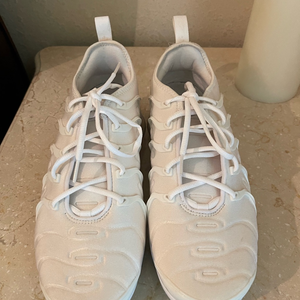Mens Nike Air Vapormax Plus White-Pure Platinum